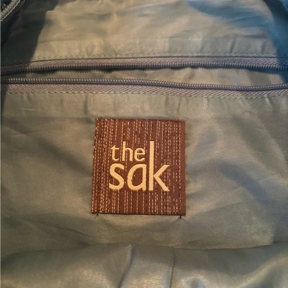 The Sak Green and Cream Crochet Tote - Picture 6 of 9